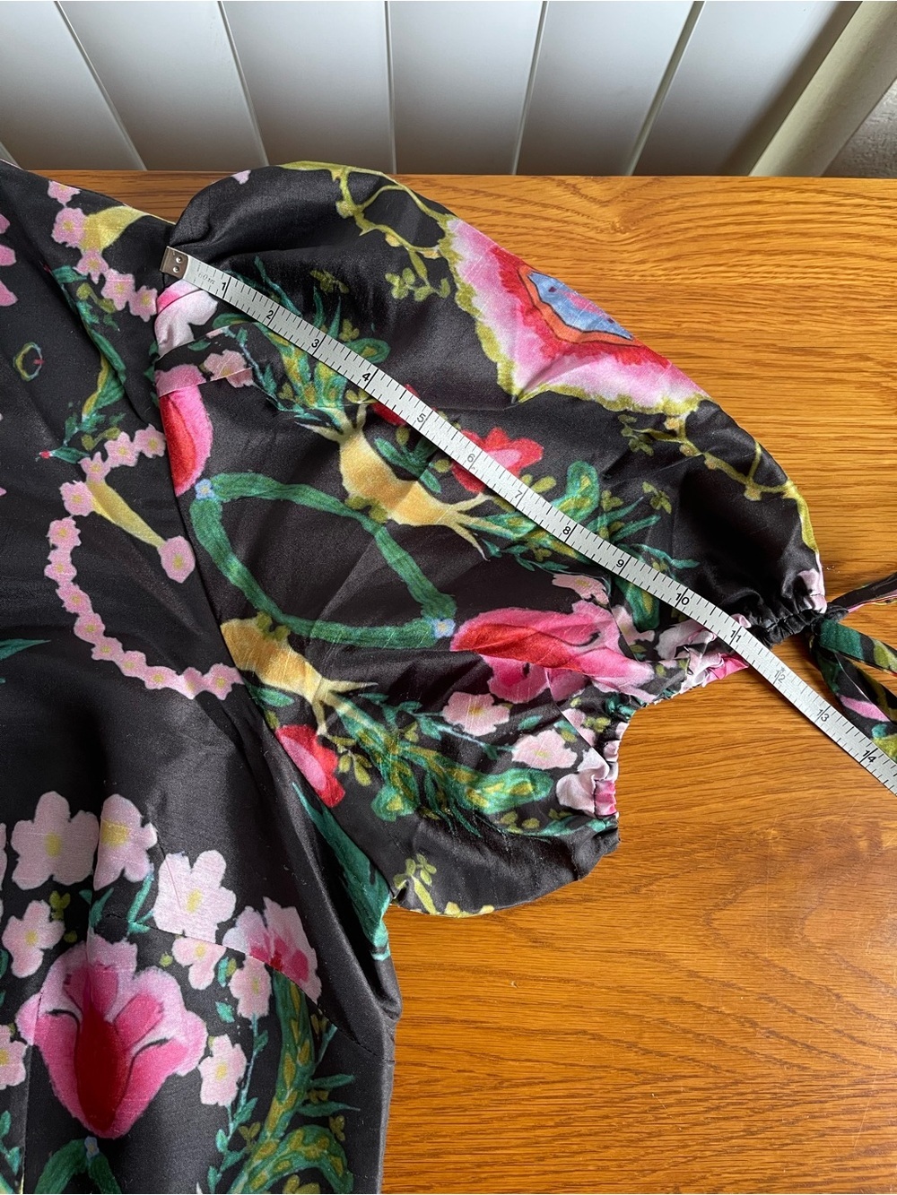 Hutch Ellia Mini Dress Black Multicolor Floral Size 1X - Picture 11 of 16